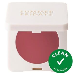 Summer Fridays Blush Butter Balm in shade Dusty Rose (cool dusty rose)